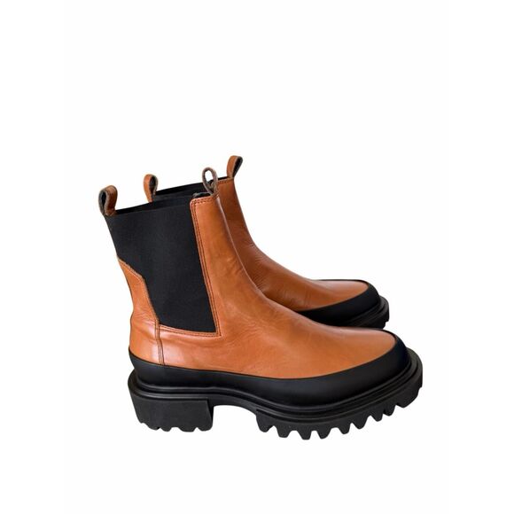 All Saints Harlee Chelsea Lug Sole Boot Size 8US Brown NEW - Picture 3 of 7